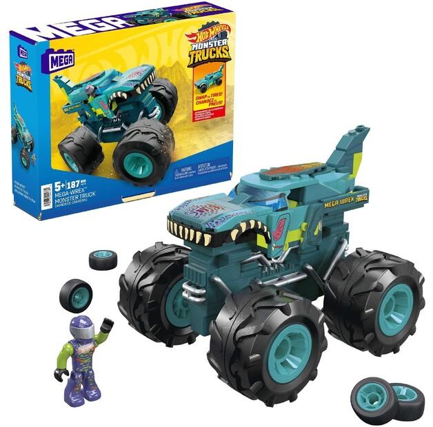 Конструктор Mega Hot Wheels Mega Wrex Monster Truck HDJ95