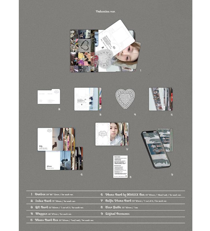 NMIXX Blue Valentine Platform Album POCAALBUM Ver. (1 Random or Full 3-Set)