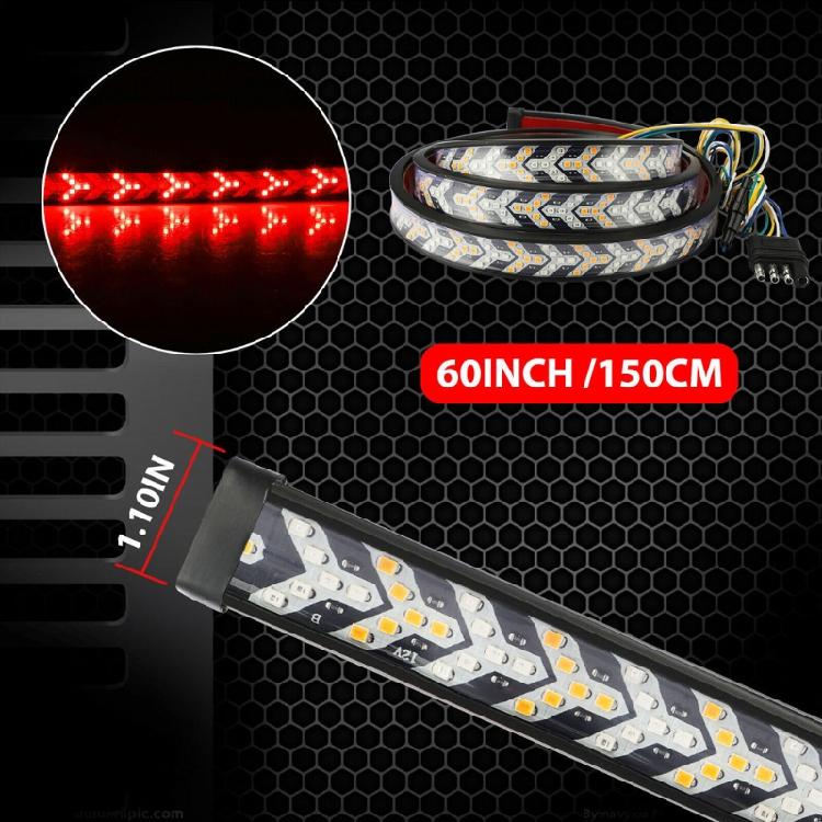 Car Brake Tail Light for DC 12V LED Strip Light Universal Car Break Indicator La