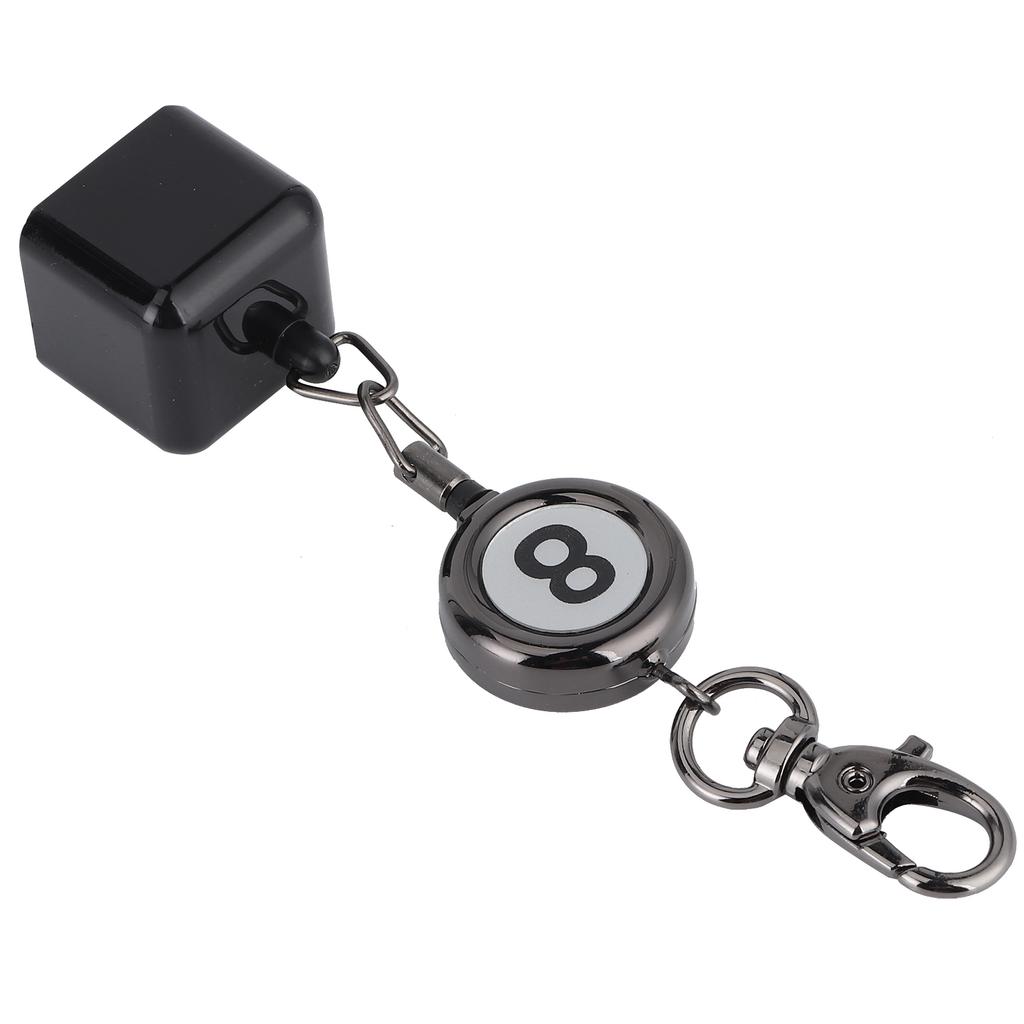 Billiards Snooker Pool Cue Chalk Holder with Belt Clip Retractable Pool Table Accessories