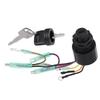 Boat Ignition Key Switch Assembly for Mercury Outboard Remote Control Box 87 17009A5