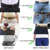 Unisex Buckle-Free Elastic Belts Invisible Belt For Jeans No Bulge Hassle Band