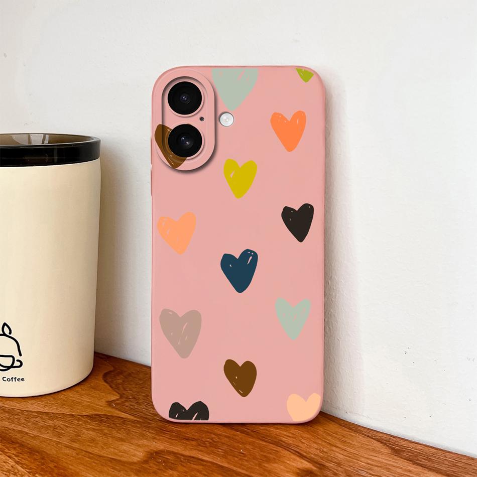 For iPhone 17 Pro Max Case Butterfly Phone Cases For iPhone Air Soft Liquid Silicone Full Protection Back Cover For iPhone17