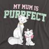 The Aristocats Unisex Adult My Mum Is Purrfect Duchess & Marie Mothers Day T-Shirt