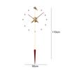 Hiszpania Duży Zegar Ścienny Nowoczesny Design Metalowy Luksusowe Zegary Ścienne Zegary DIY Wystrój Domu Cichy Salon Orologi Da Parete Prezent