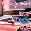 Wireless Solar Powered Demon Eye Car Light Suction Cup Smart LED Lights Cool EYE Ambient Lights