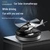 High-End Solar Airplane Car Freshener: Long-Lasting Fragrance Console Ornament for Men