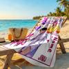 Saja Boys Customized Name Beach Towel Soft Durable Quick-Dry Suitable for Sports Travel Swimming Yoga Bathroom Beach And Pool