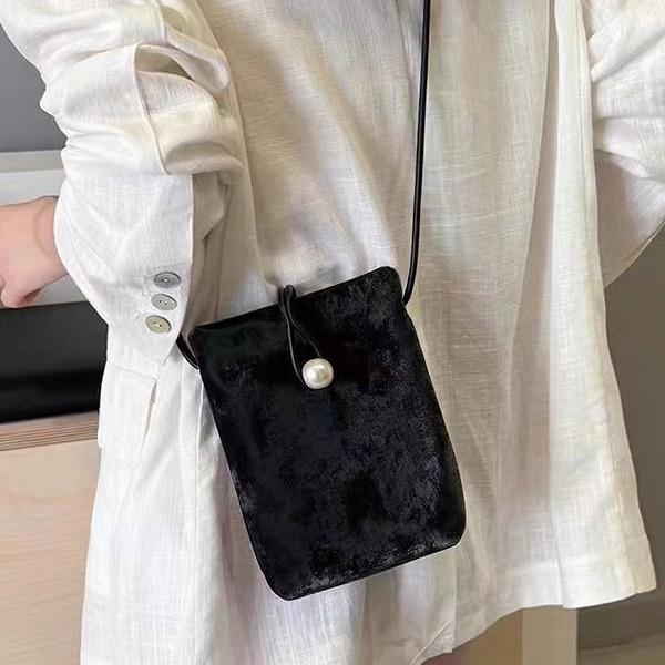 IELGY New Chinese-style Casual One-shoulder Diagonal Span Mobile Phone Bag, High-end Versatile Change Bag