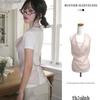 The Pink Sheer Layered Bustier Halterneck Top