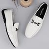 Fashion Genuine Leather Loafers for Men Ultra-light Soft-Soled Moccasins Breathable Slip On Flats Comfy Metal Buckle Male Driving Shoes