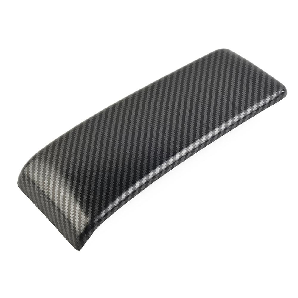 2 stk ABS Karbonfiber-look Bil Midtkonsoll Armleneboks Paneldeksel For Benz C W204 E W212