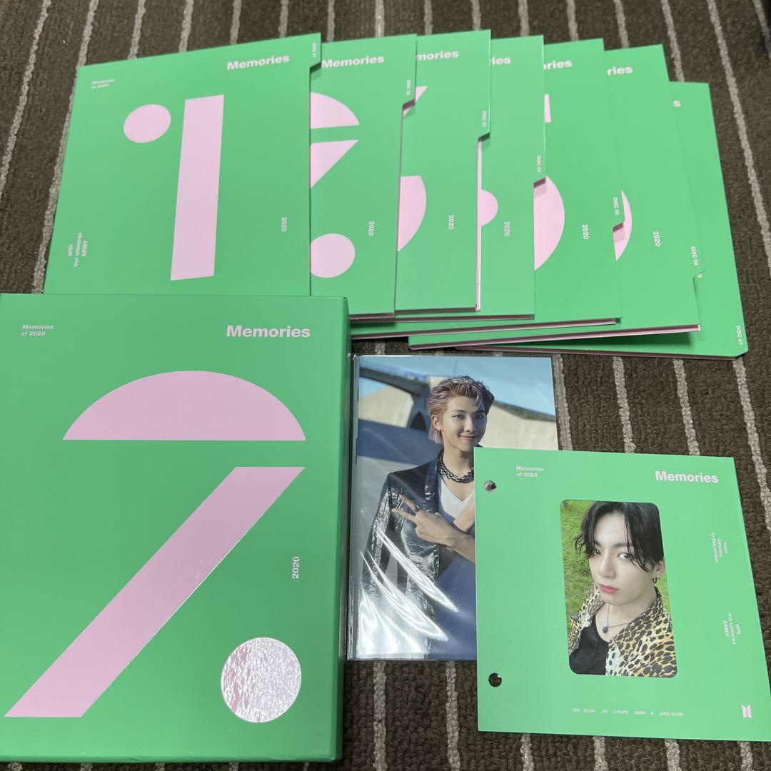

[USED] BTS Memories of 2020 Random Trading Cards Jungkook Blu-ray