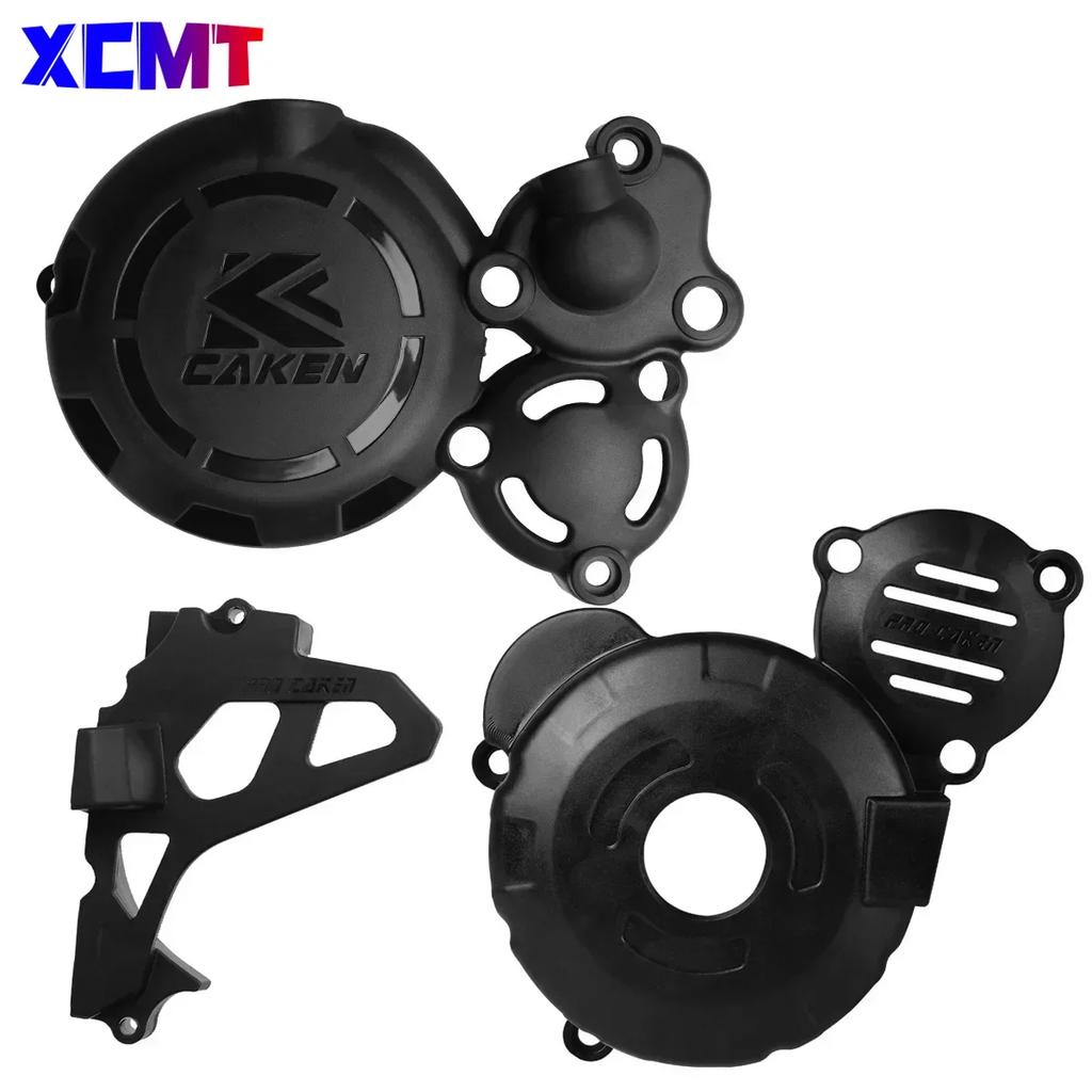 Motorcycle Engine Cover Clutch Cap Magneto WaterPump Guard Accessories For Bosuer BSE M6 J1X6 ZongShen 300ccCBS300 CBS 300