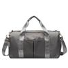 Shoe Compartment Yoga Sports Bag With Wet/Dry Separation, Women's Logo, Large Capacity for Short Trips