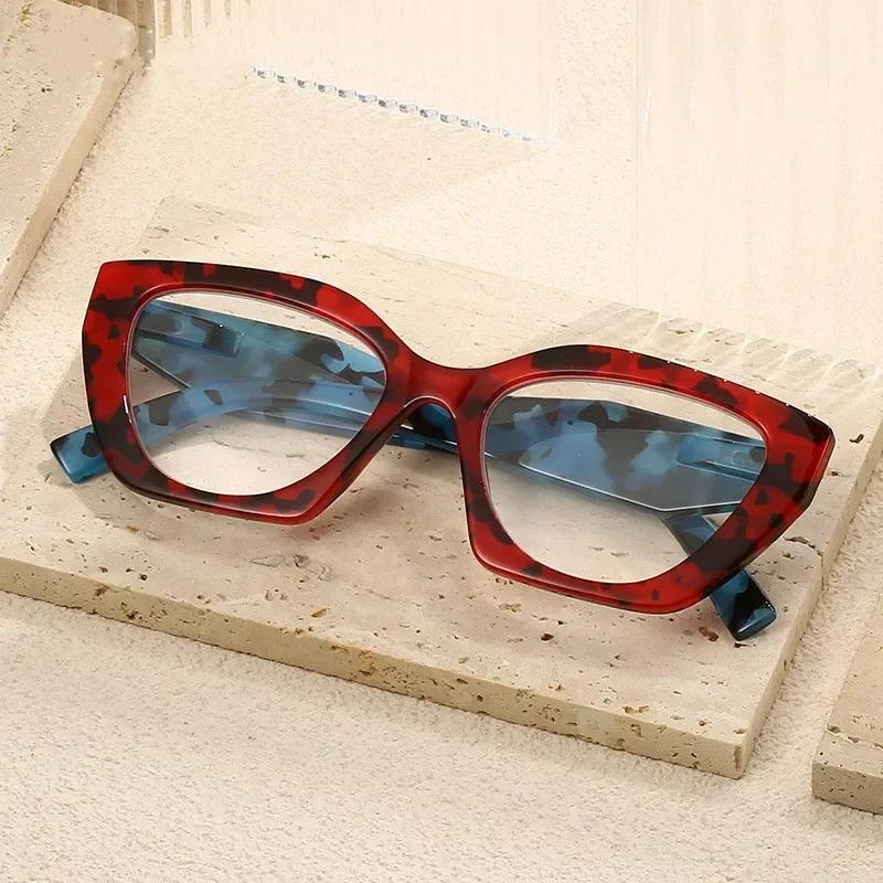 New Cat Eye Optical Glasses Women Far Sight Prescription HD Reading Anti Blue Light Computer Eyeglasses Luxury