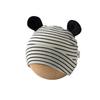 Striped Spring Baby Hat: Lightweight, Warm Pullover for Newborn Boys & Girls