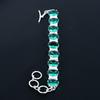 Wunderschönes Grün Apatit Armband 925 Sterlingsilber Armband Verstellbares Kettenarmband Handgefertigt Boho Armband Edelsteinschmuck Verlobungsgeschenke