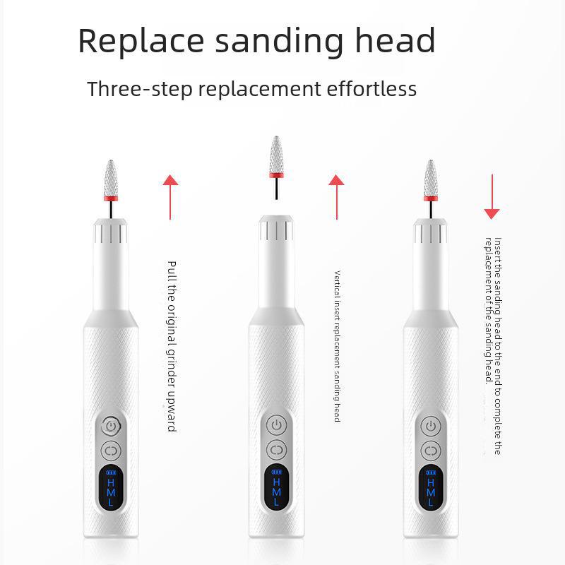 Electric Nail Polisher with Display Screen