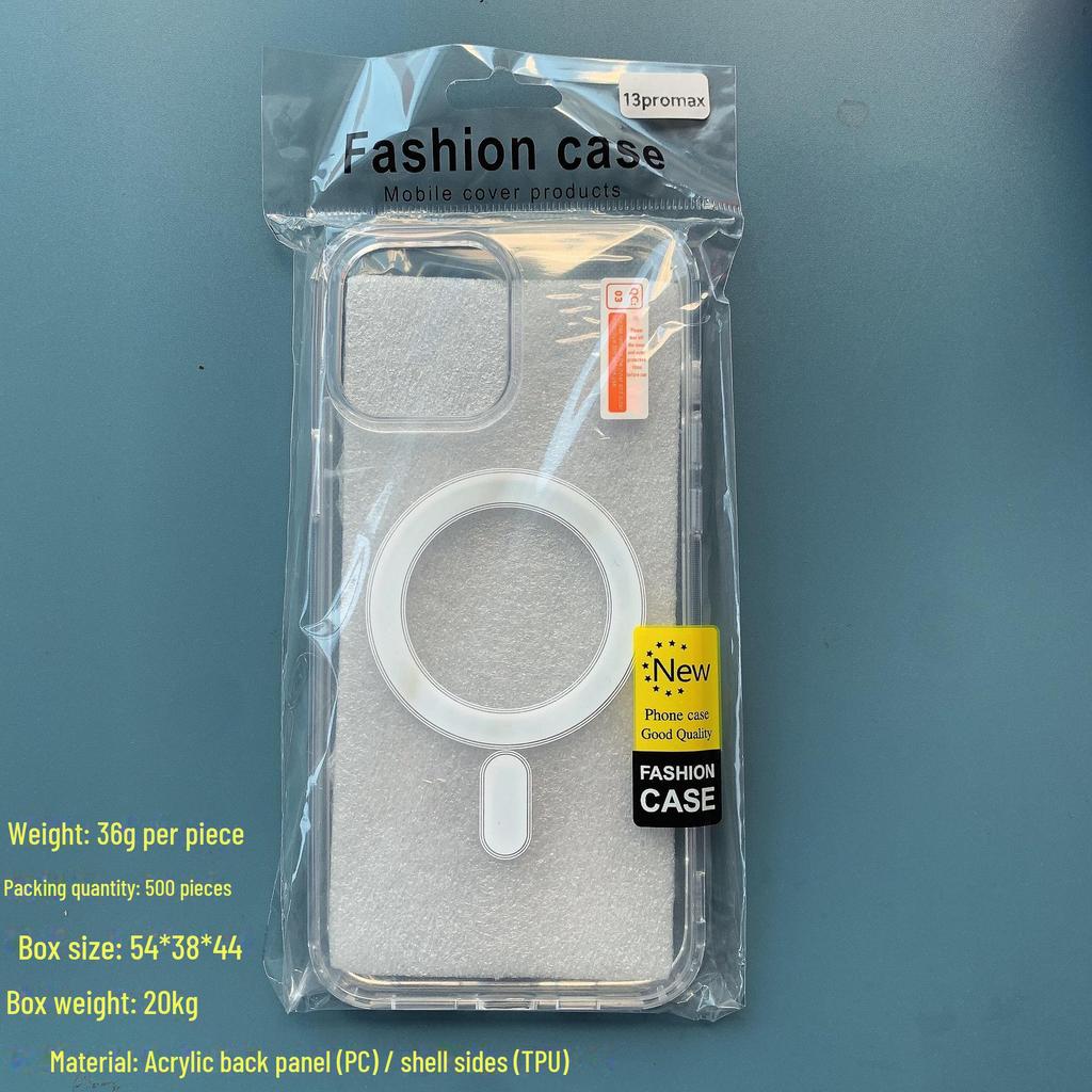 Transparente magnetische Hülle für iPhone 14/15 Pro Max mit MagSafe-Kompatibilität