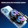 Live Broadcast Semiconductor Cooler Gaming Mobile Cooling Fan Phone Cooler Radiator Grip Cooling Fan SL07 Temperature Display