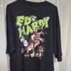 [USED] ED HARDY Big Silhouette T-shirt Black