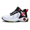 Shoes for Men's Outdoor Basketball Shoes for Men's Mid-top Lace-up Non-slip Sports Shoes for Men's Breathable Trendy Thick Sole Men's Shoes