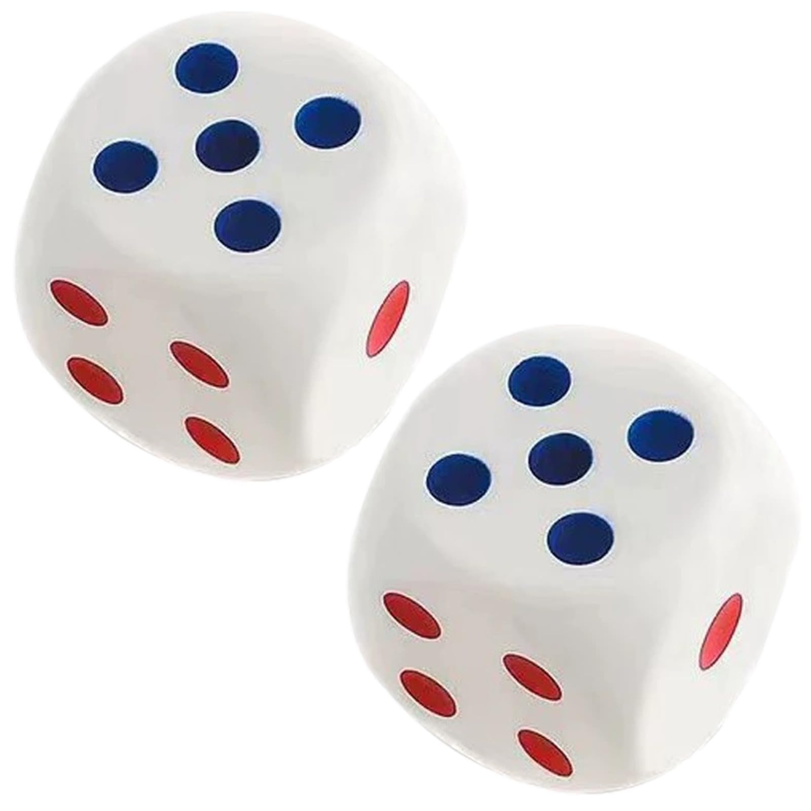 

Мягкие большие кубики Rubonarie, Снятие стресса, Набор из 2 штук, 8x8x8 см (белый)