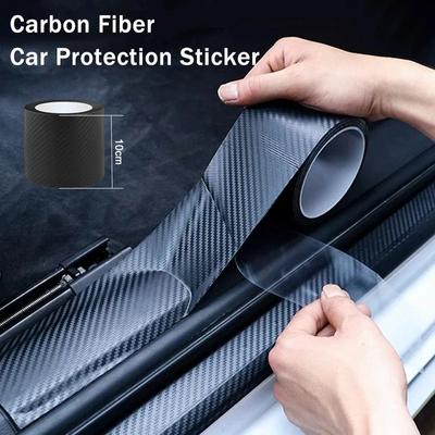 Useful Things for Home Car Door Sill Side Mirror DIY Car Protective Film Anti-scratch Tape Carbon Fiber Adhesives Sealers
