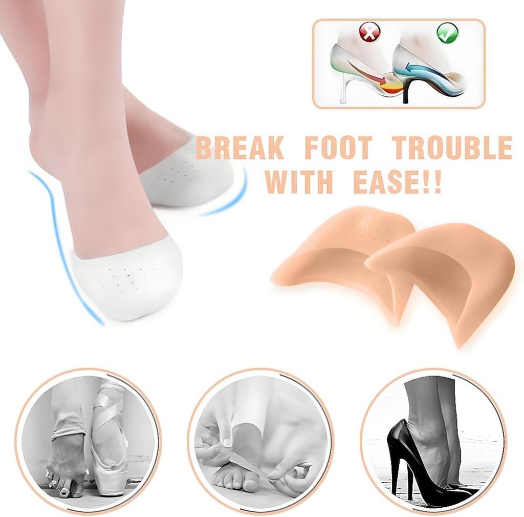 Set of 4 Toe Pads, Toe Protection Cover, Toe Protection