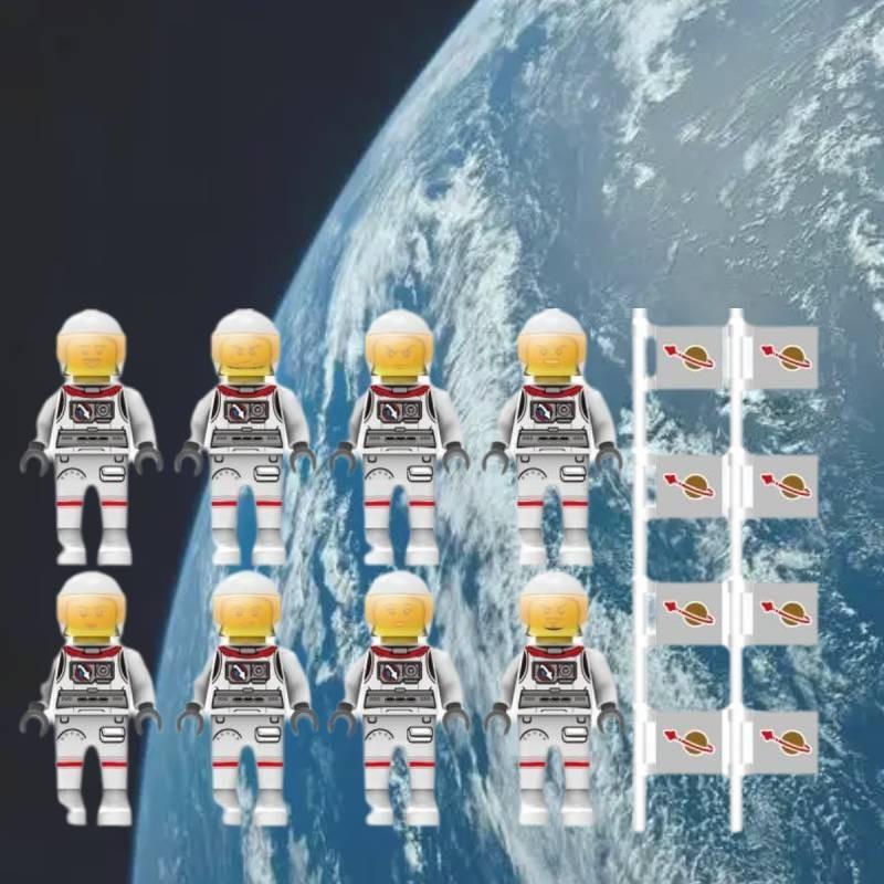 Astronaut Space Building Blocks Toys Set With Diy Assembly For Play Educational