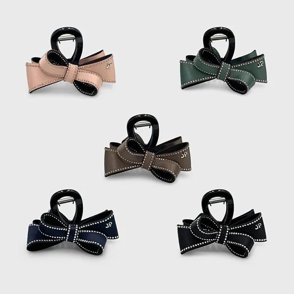 Studded Ribbon Hair Clip - S JP-25-030CC