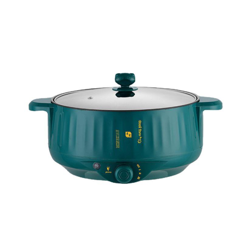 Multi-Functional Electric Cooker: Non-Stick Electric Pot, Wok, Hot Pot & Steamer for Dorms
