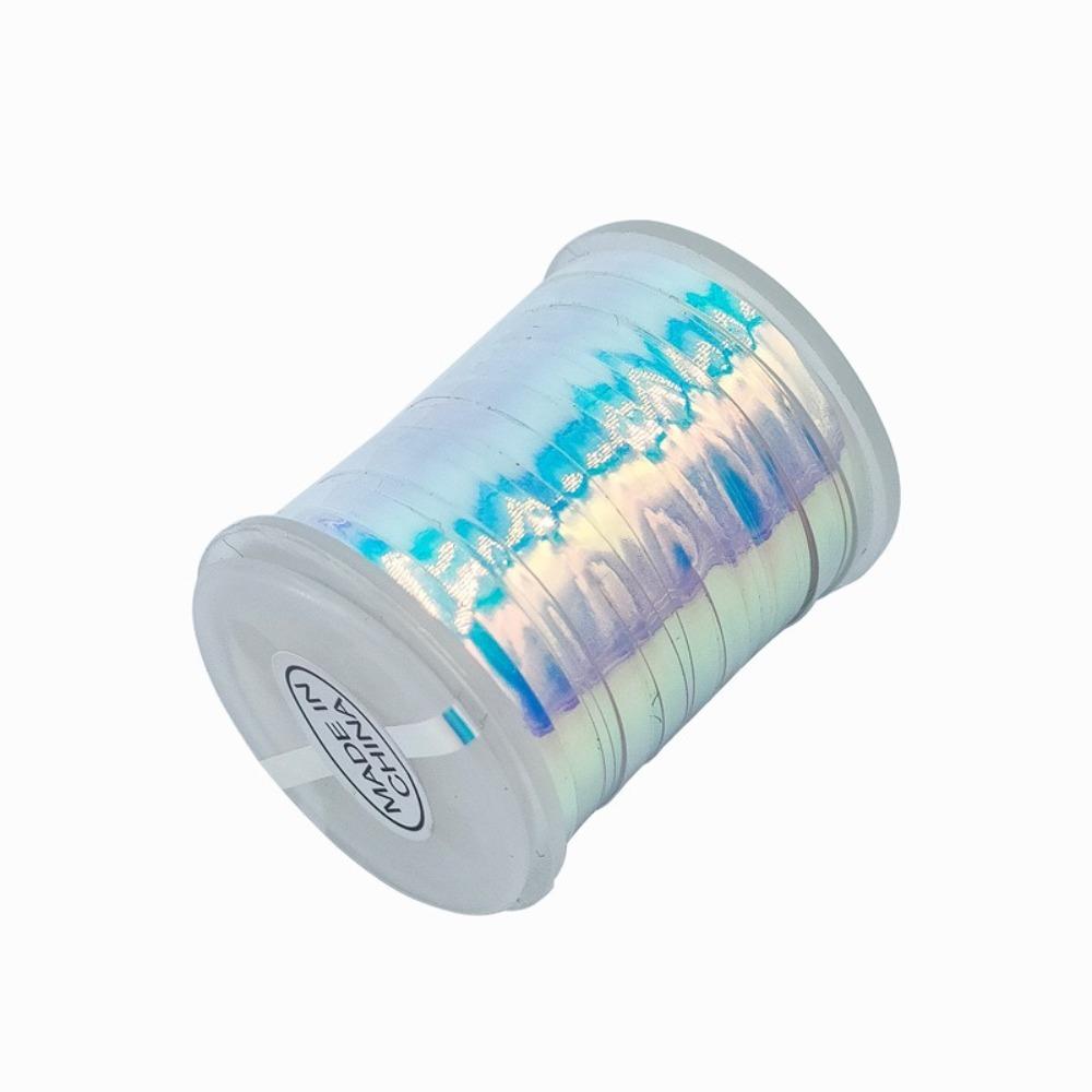Fly Tying Materials Holographic Tinsel Bright Filaments Two Tones Lure Making Material Tinsel Flash Fishing Tackle High Quality