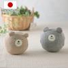Toy Corocoro Ball Smiley Bear Baby (Ball Educational Made Japan Bell Inside Children Gift Birth Present Rolling Plush Animal Cute Boy Girl Interior)