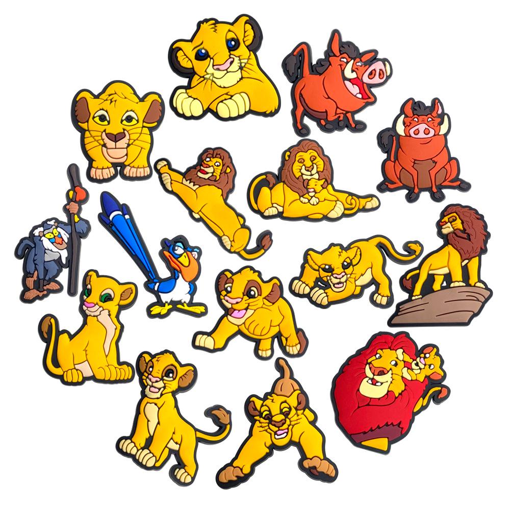 The Lion King Removable Shoe Buckles - Flower Clog DIY Accessories Jibbitz Shoe Decorations