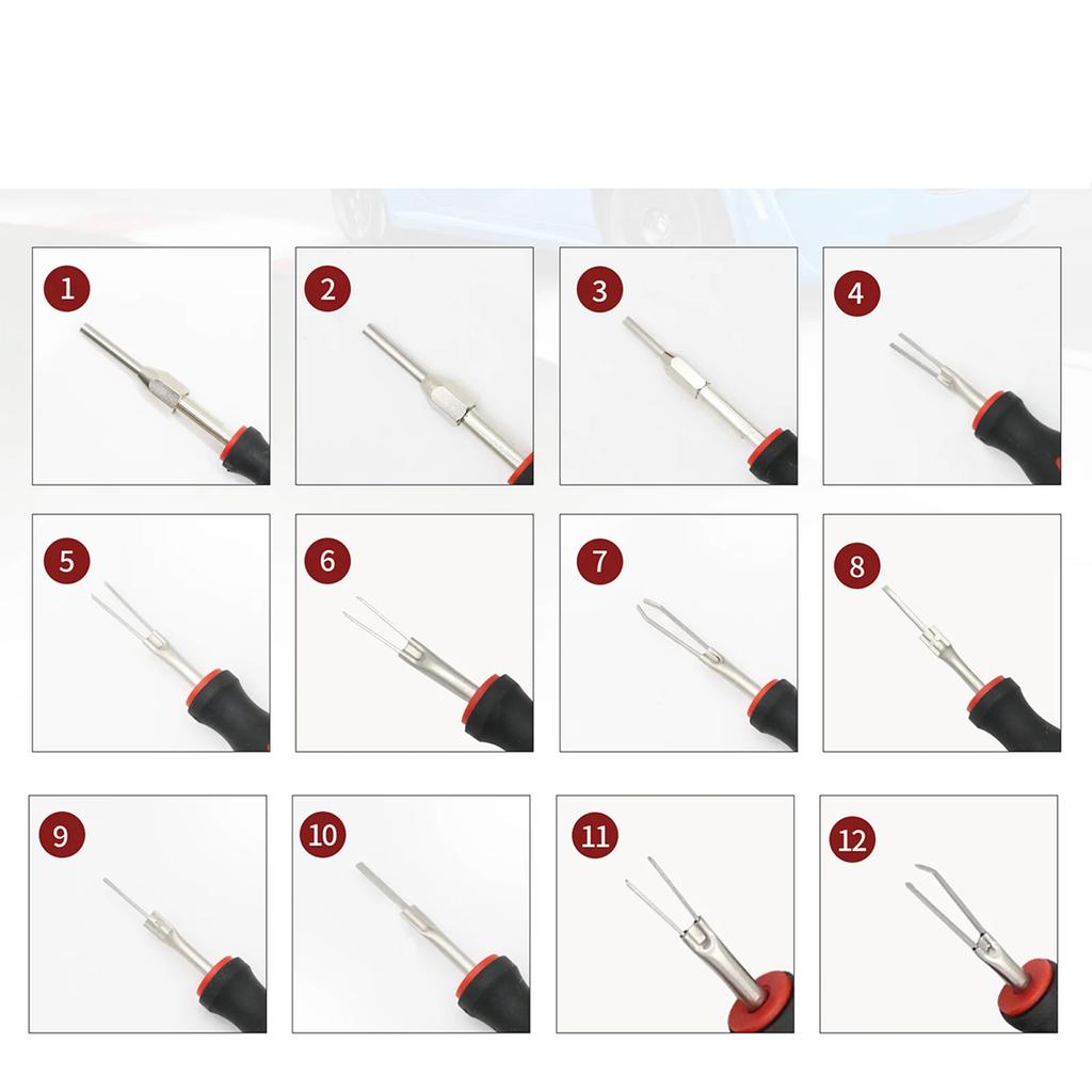 Complete 23Pcs Car Electrical Terminal Connector Pin Removal Tool Set For Wiring Harness Repair And Modification