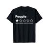 T-shirt Recensione Divertente Persone Una Stella Incubo Assoluto Non RaccomUnisexd Adatto per Unisexs Donna T-shirt da Esterno