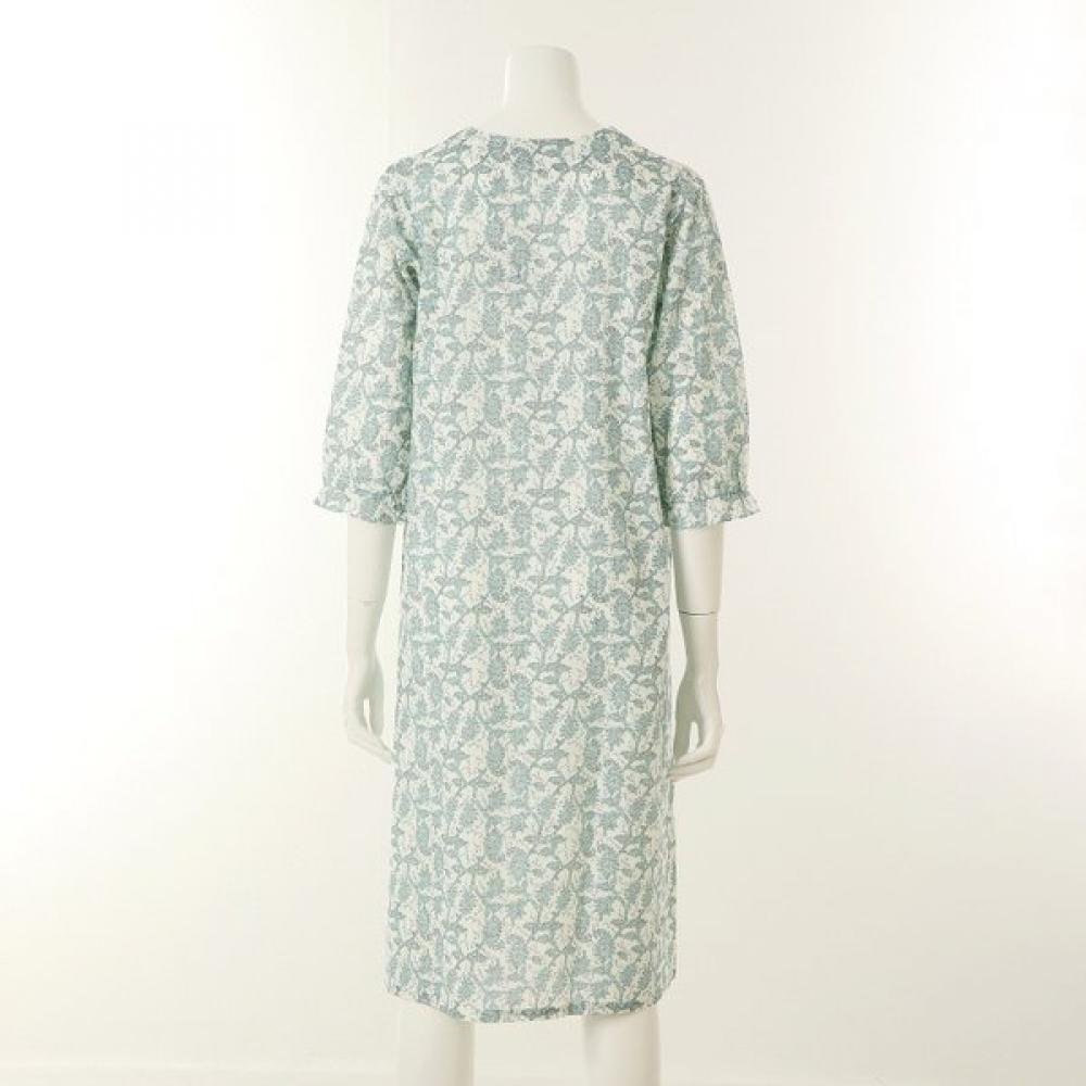 Venus Green Floral Print Indoor Dress Vev3914l