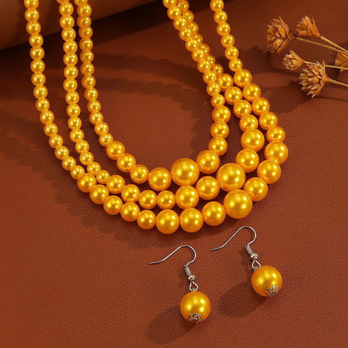 

Модні Ювелірні Вироби Для Жіночого Комплекту жовтий