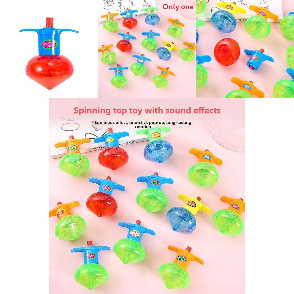 Plastic Spinning Top Toy For Kids With Colorful Ejector Features Suitable For Children And School Play