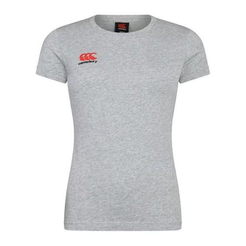 Canterbury Womens/Ladies Small Logo Cotton T-Shirt