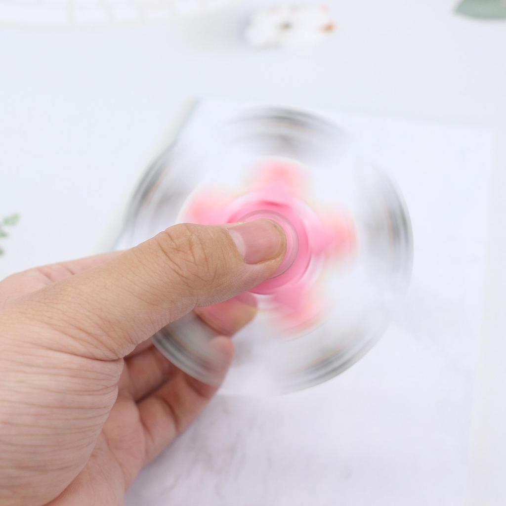 Five-Bead Fidget Spinner with Soft Rubber & Wooden Stick - Mythical Creatures Stress Relief Toy