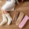 Calzini Termici Ispessiti Donna Inverno Caldi Casa Morbidi Ispessiti Più Velluto Sonno Antiscivolo Calzino Pantofola da Pavimento Regalo di Halloween