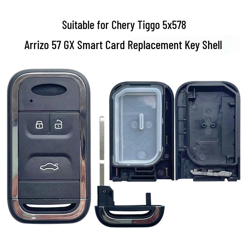 Chery Tiggo & Arrizo Smart Card 3-Button Key Shell Replacement