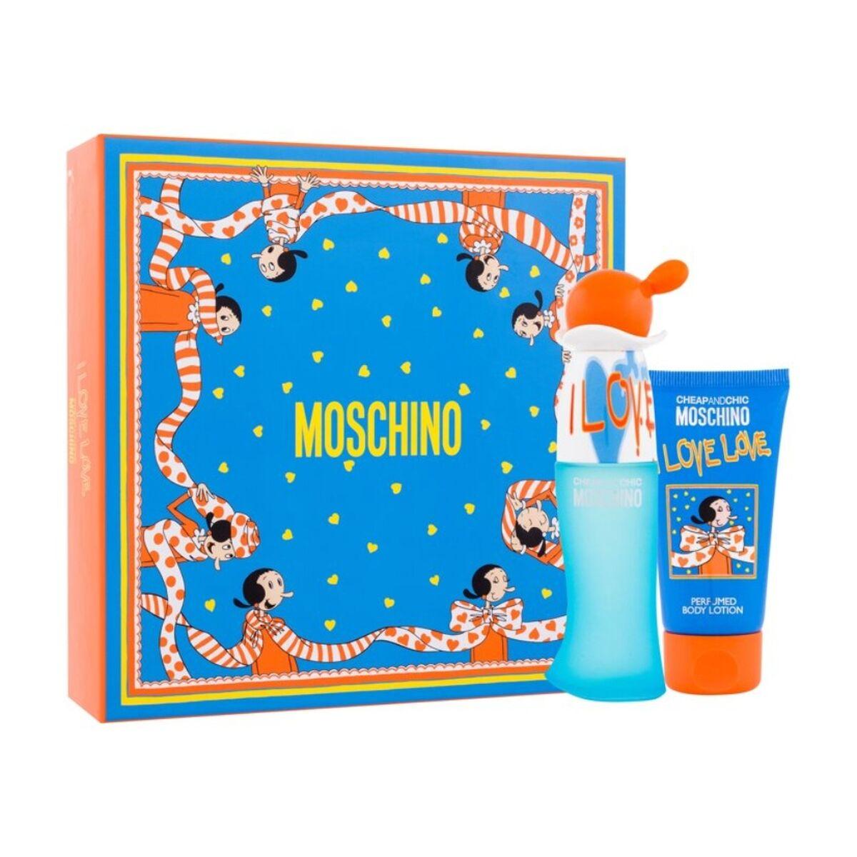 

Moschino I Love Love Набор женских парфюмов из 2 предметов TU прозрачный