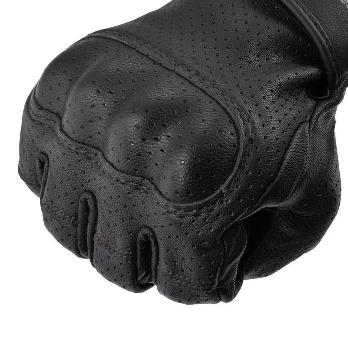 [Komine] Motorcycle Gloves GK-257 Vented Protect Leather Gloves Black L