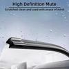Car Windshield Wiper Blades Fit For Peugeot 208 Rear Wiper Blades Soft Rubber Auto Front Windscreen