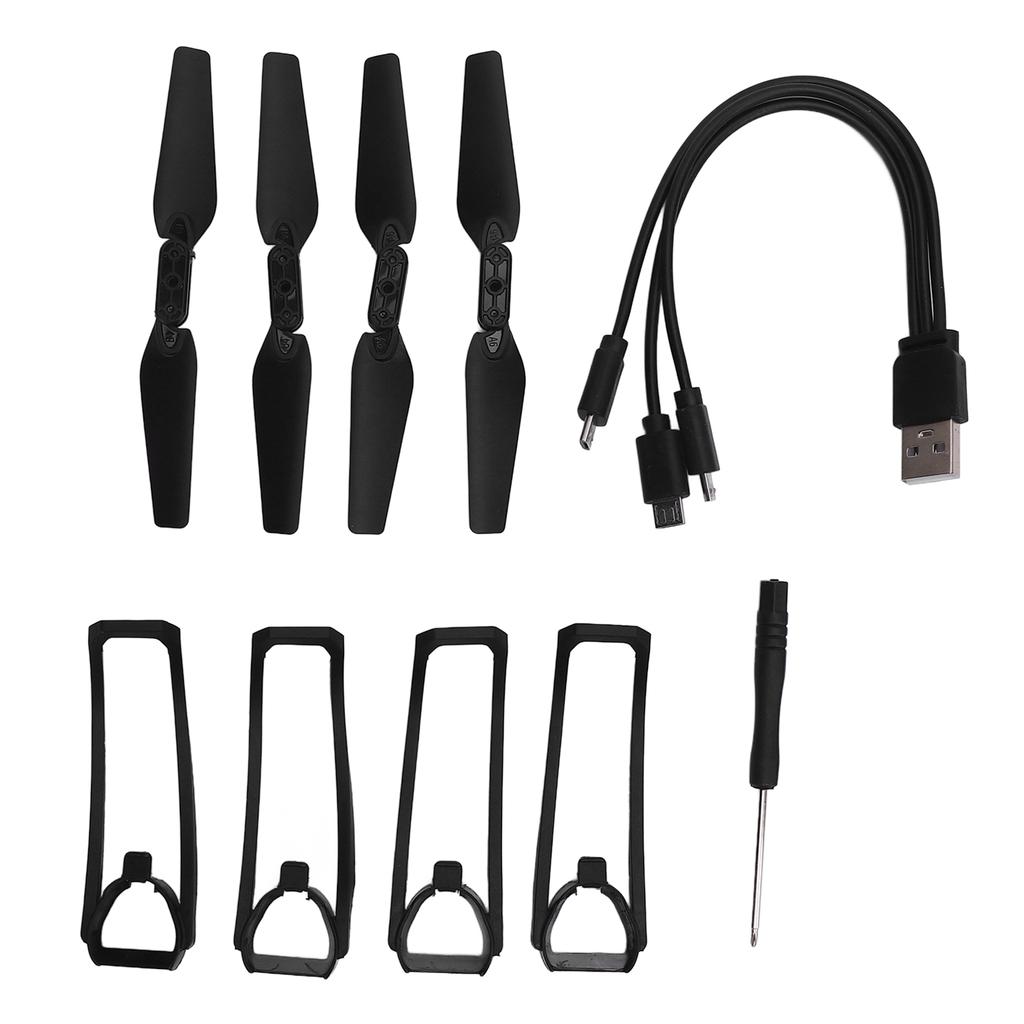 Quadcopter Propellers Protective Covers Folding Remote Drone Spare Parts for E88 for E99 for E100 for K3 with Charing