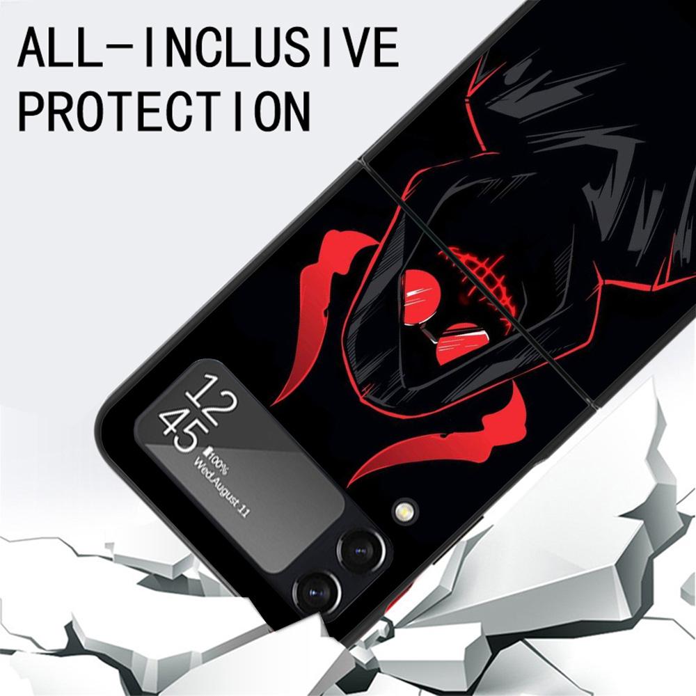 Devil Bad Boy Anime Black Phone Case For Samsung ZFlip7 ZFlip6 ZFlip5 ZFlip4 ZFlip3 5G Hard Protective Galaxy Z Flip 3 4 5 6 7 C